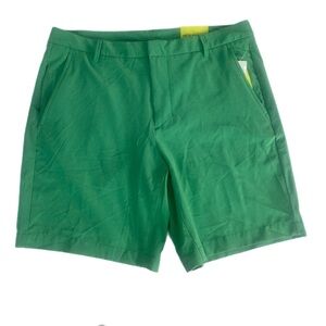 All in Motion Men’s Green Golf Shorts Size 36 Side Pockets NWT